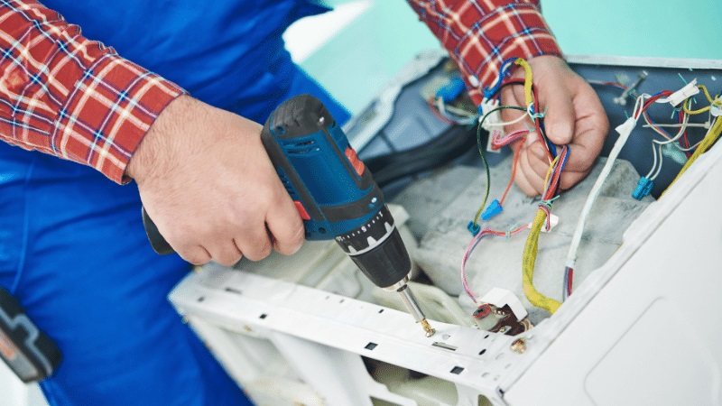Söğütlü Şenocak Şenocak çamaşır makinesi kart tamiri – Su almama arızası orijinal parça ile giderildi. - Teknik servis örneği